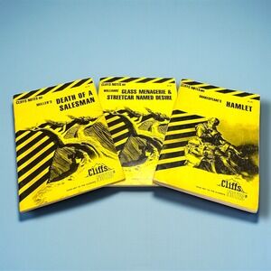Cliffs Notes Vintage‎ Lot of 3 Literary Classics